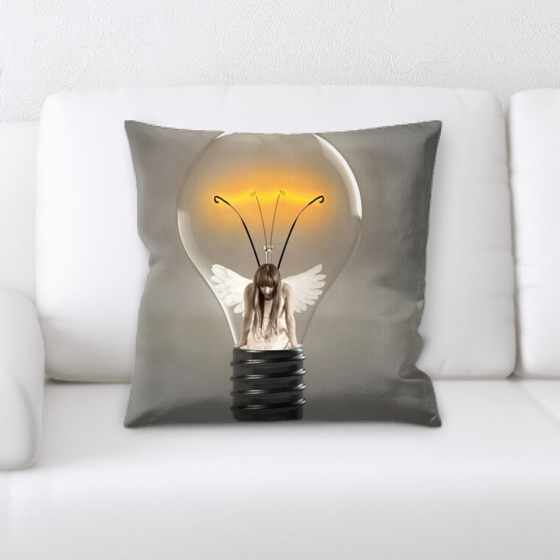 Microsuede Throw Pillow