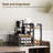 Coffee Pod Drawer Holder, Holder for K Cup, Coffee Pod Organizer with 2-Tier Sliding Storage Drawer and Countertop, 56 Pods Capacity