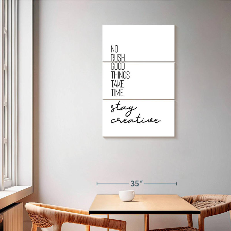 Tergel Time Stay Creative, H 57 po x l 36 po