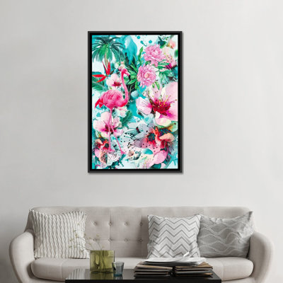 « tropical life », impression sur toile