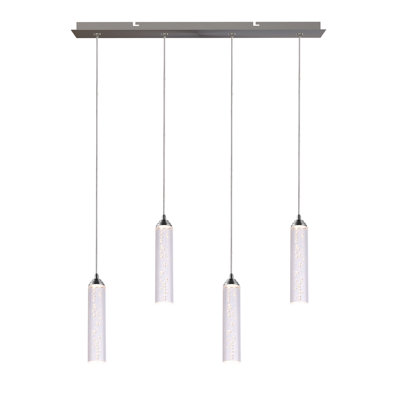 Luminaire suspendu cylindrique à 4 lumières DEL Ardrie