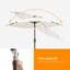 Parasol de marché lumineux 90 po Davinna-866289794