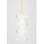 Luminaire suspendu géométrique 4 lumières Maddie