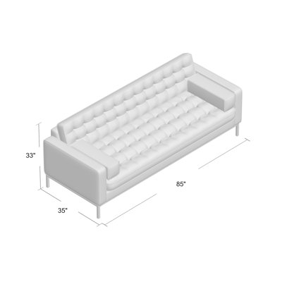 Davian Upholstered 85'' Sofa