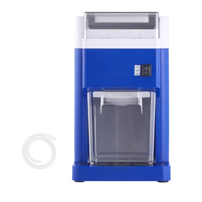 Commercial Electric Ice Shaver Machine - 300W Snow Cone Maker with Stainless Steel Blades & 1.91QT Hopper for Home, Party & Dessert Shop