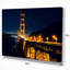 Golden Gate at Night Sea Bridge, reproduction de photo sur toile tendue-18298376