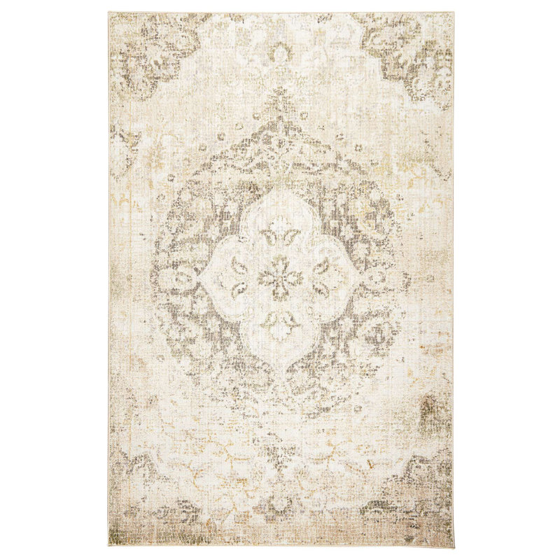 Tapis mosaïque Khamchand, Rectangle 5 pi 3 po x 7 pi 3 po