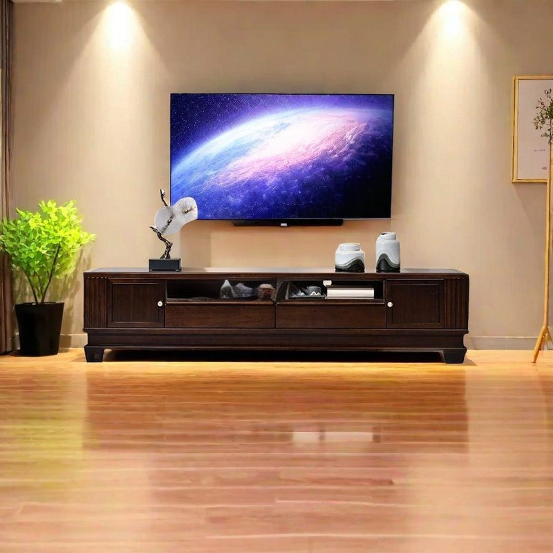Solid wood Chinese TV cabinet