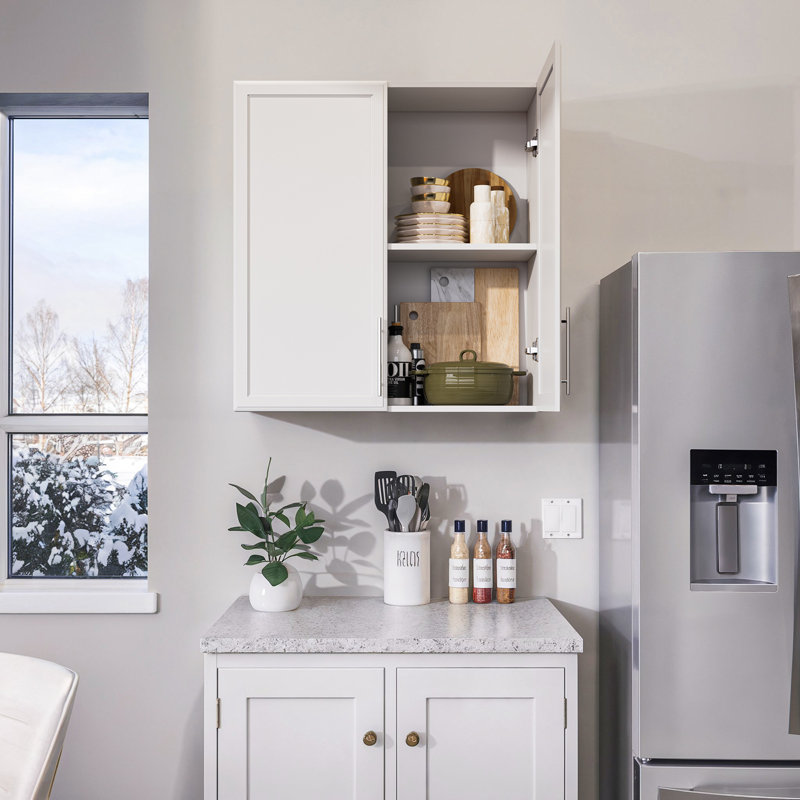 Armoire de rangement l 30 ", Blanc