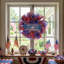 Couronne patriotique 16 "America 250th Anniversary - 16 po - rouge et bleu