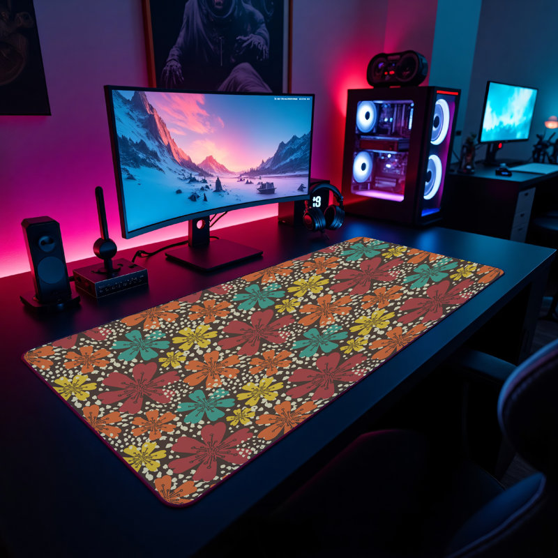 Polyester Desk Pad, 14.4x12.1