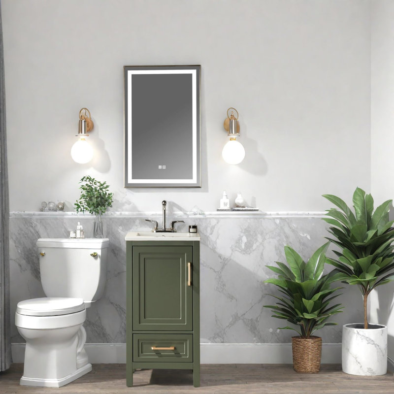 Freestanding Standard With Ceramic Top