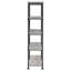 Bibliothèque de style industriel à 4 tablettes avec charme rustique et design polyvalent-700803868