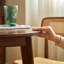 Oak Round Solid Wood Dining Table