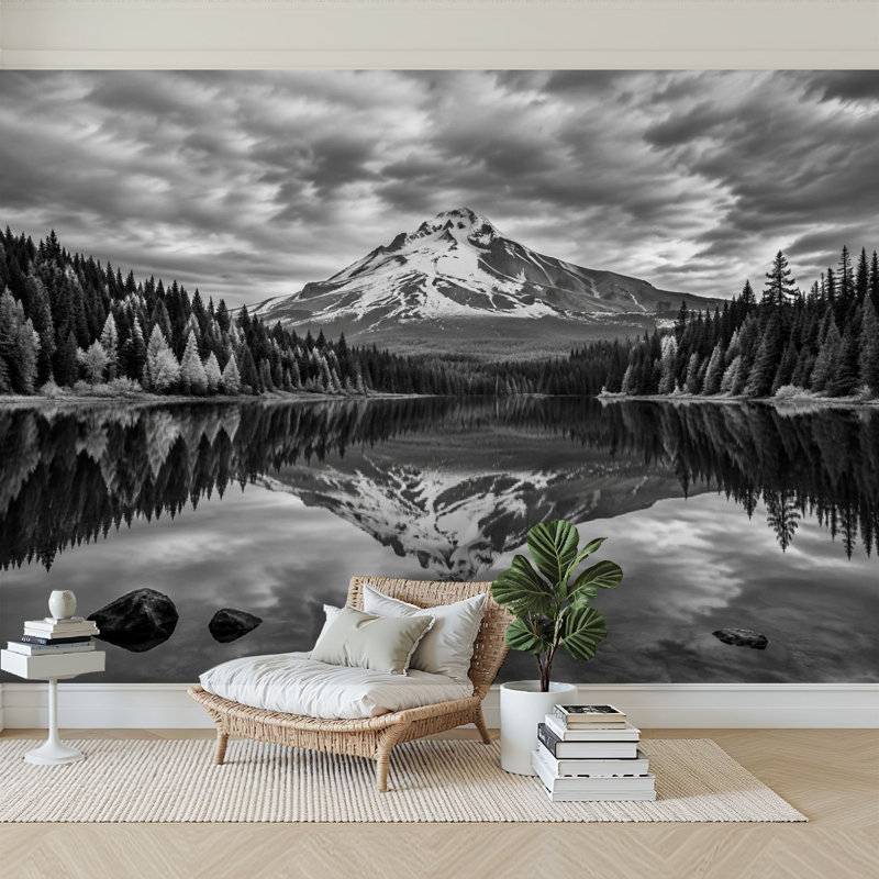 Murale auto-adhésive moderne pour la chambre à coucher Peel and Stick L 100 po x l 144 po