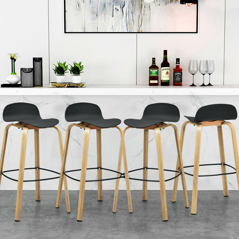 Tabouret de bar 30 po Bastiana, Noir