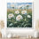 Été pivoines dans le champ de maïs II - pivoines, art mural sur toile