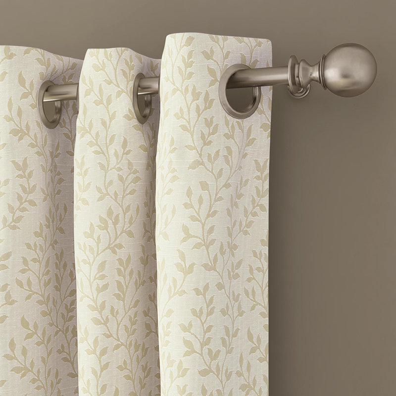 Rideau en polyester, Crème