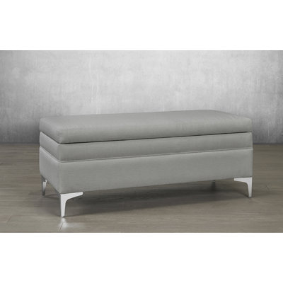 Banc de rangement en similicuir Lederer