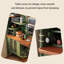 Buffet vintage en bois massif 65,94 "vert