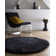 Coopers Black Shaggy Rug