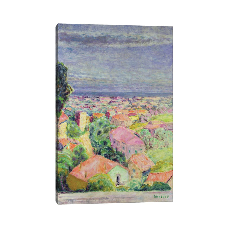 View Of Cannet, C.1940 by Pierre Bonnard - Wrapped Canvas Print, 66.04cm H x 45.72cm Wx 1.905cm D