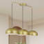 Lustre linéaire extra large en or doux 3 lumières Aaranyan-1587582523-1587582524