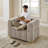 44In Oversized Boucle Tufted Accent Chair-703041410