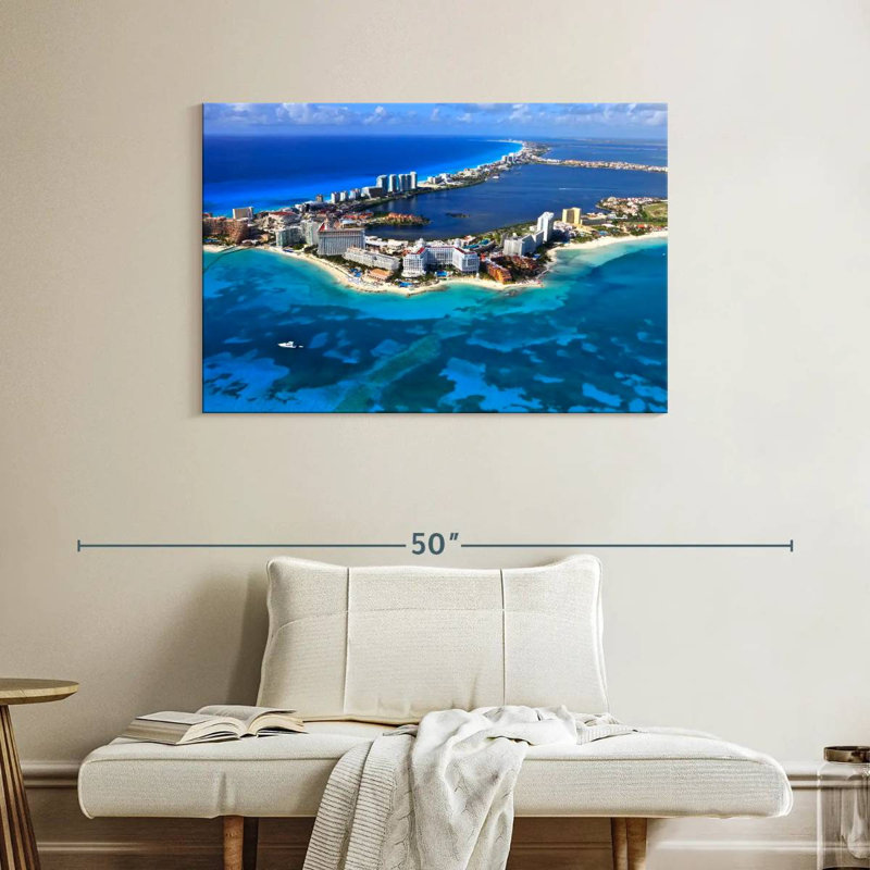 Vue aérienne de Ravi Cancun, H 26 po x l 39 po