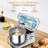 Silver Stand Mixer 7.5 Qt Electric Stand Mixer 10 Speeds Tilt-Head Portable Kitchen Mixer Stainless Steel Bowl Electric Food Mixer with Dough Hook Whisk Flat Beater Bread Cake Mixer-124520855