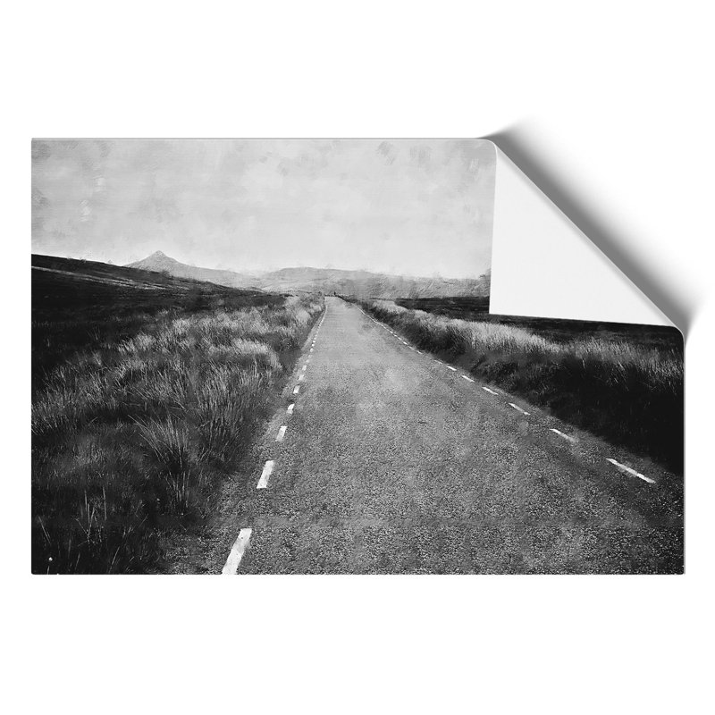 The Open Road Painting - Frameless Print, 30cm H x 42cm W x 0.1cm D