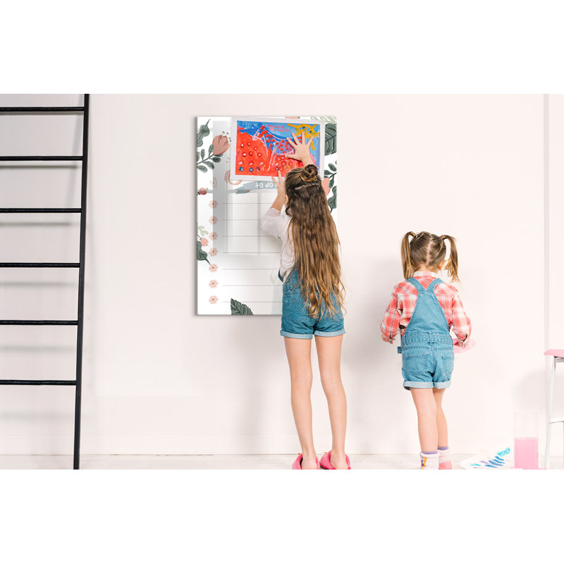 Magnetic Glass Photo Memo Board