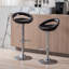 Lakisha Swivel Adjustable Height Counter Stool with Metal Frame-28785591