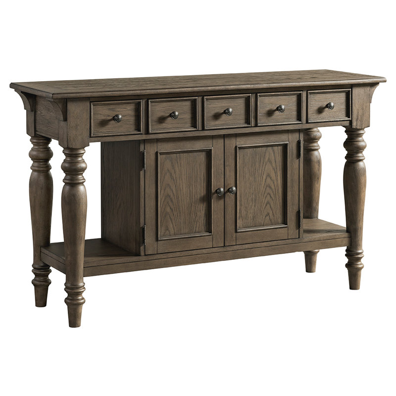 Paola 56" Wide 3 Drawer Buffet Table