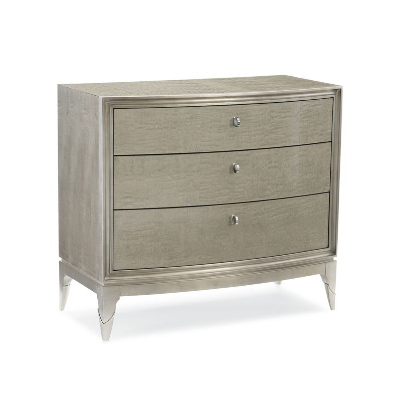 Shine 36.25'' W Solid Wood Nightstand