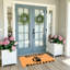 Tapis d'entrée orange 20 pi x 32 po Funny Orange Cat Welcome