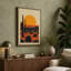 Desert at Sunset Rustic - Wrapped Canvas-1384137348-1384137363