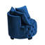 Chaise pivotante rembourrée et capitonnée-1780449058