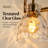 Almine 23" W 3-Light Iron Vanity Light with Textured Glass Shades