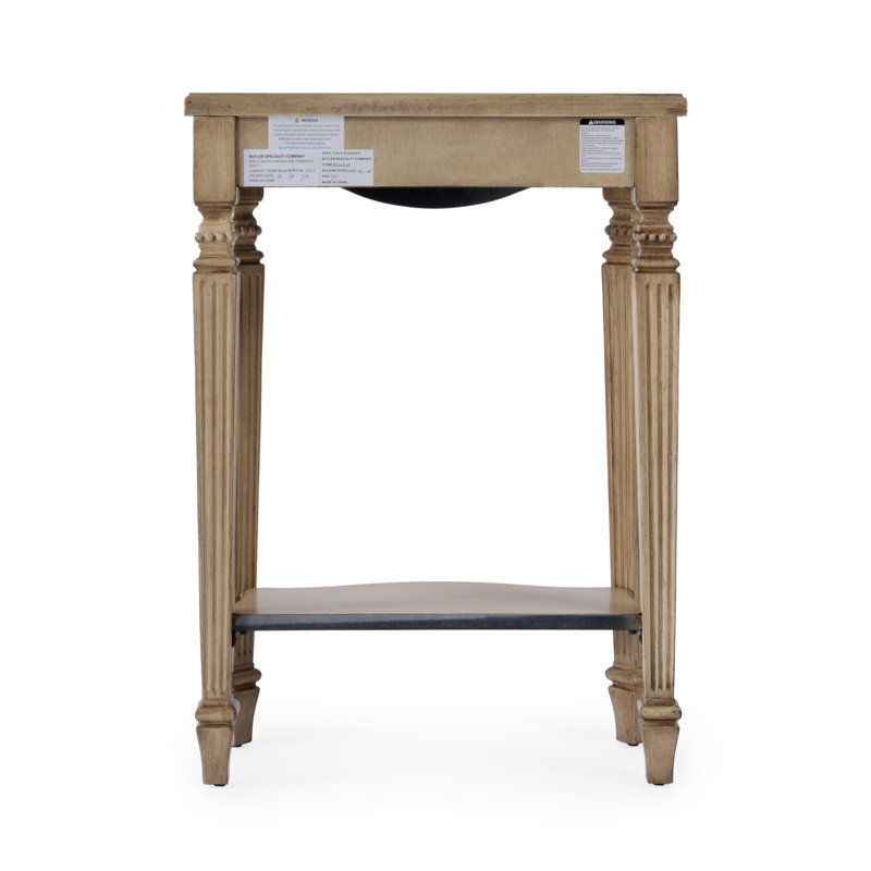 Cheshire Ballerina 22" Console Table, Antique Beige