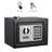 Stalwart Digital Security Safe Box for Valuables - Compact Steel Lock Box with Electronic Keypad