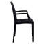Fauteuil de patio empilable sans assemblage Mace - Chaise de salle à manger moderne en tissu toutes saisons imperméable et robuste-124128376-30181371