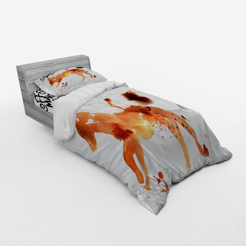 Farmhouse / Country Polyester Duvet Cover, Twin Duvet Cover + 2 Additional Pieces