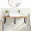 Brayana 100cm Solid Wood Bathroom Vanity Top-1306231028