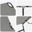 vidaXL Folding Sun Lounger Folding Polyester Outdoor Recliner Garden Chair-147816483
