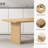 Modern Burlywood Rectangular Solid Wood Dining Table-1811515634-1811515625