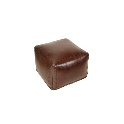 Jaboris Leather Ottoman
