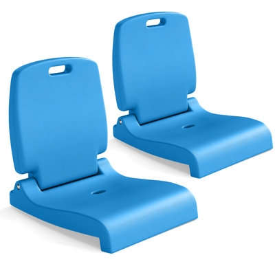 2PCS Poolside Chairs for Edge of Pool Foldable Outdoor Pool Chair Green by Brayden Studio