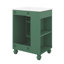 Meuble-lavabo 24 po avec lavabo, armoire de rangement simple autoportante avec tablette de porte, rangement latéral ouvert, porte à fermeture douce-542295022