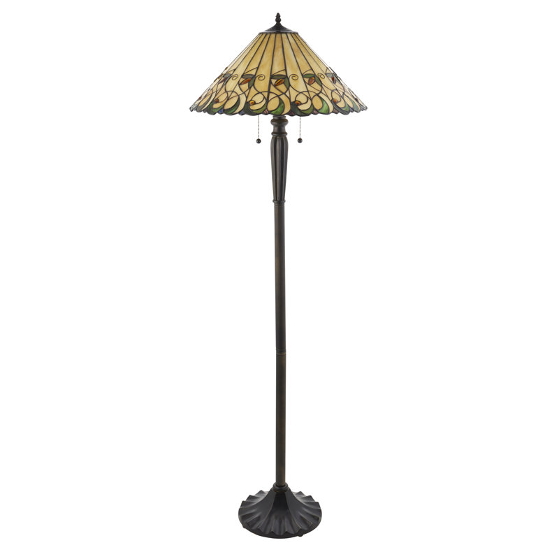 Tematin 157.5cm Dark Bronze Traditional Floor Lamp